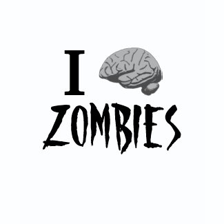 I Brain Zombies shirt