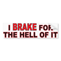 I-Brake bumper stickers by ChargePlus I-Brake bumper stickers