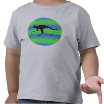 I Brake for Kangaroos toddler tee t-shirts