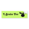 I Brake for Moose bumper stickers