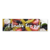 I Brake For Pie! bumper stickers