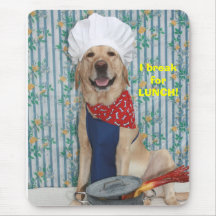 I break for LUNCH! Mouse Pad