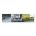 I BREAK FOR WILDLIFE bumper stickers