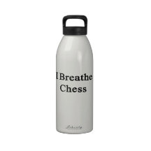 I Breathe Chess Drinking Bottle