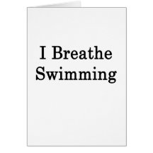 I Breathe Swimming Cards