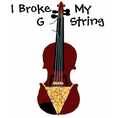 I Broke My G String (Viola) shirt