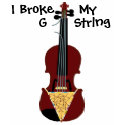 I Broke My G String (Viola) t-shirts by Stefanie_Rski I Broke My G String (Viola) t-shirts