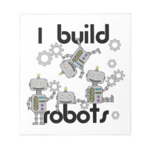 I Build Robots Memo Pad