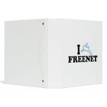 I Bunny Freenet 3 Ring Binders