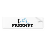 I Bunny Freenet Bumper Sticker