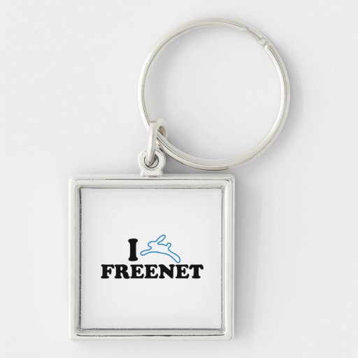 I Bunny Freenet Keychain