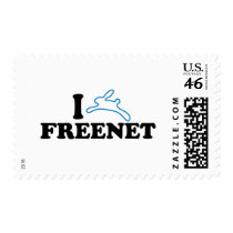 I Bunny Freenet Postage Stamp