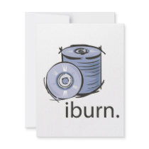 i burn iburn blank discs disks custom invite