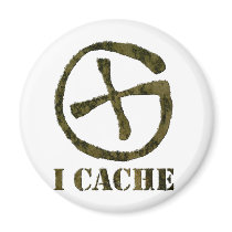 I CACHE magnet