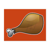 I Call Drumstick! - Thanksgiving Turkey Leg postcards
