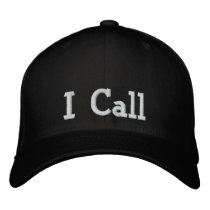 I Call embroidered hats by Cyn_Valentine I Call embroidered hats