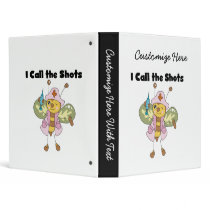 I Call the Shots Nurse T-shirts and Gifts Vinyl Binders