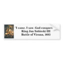 I came. I saw. God conquered. bumper stickers