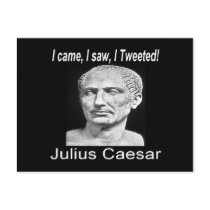 I Came, I Saw, I Tweeted postcards