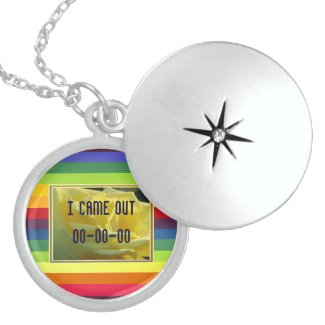I Came Out Rainbow Colors Necklace
