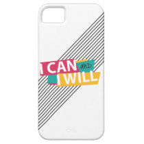 "I CAN AND I WILL" Eighties Typography casemate cases
