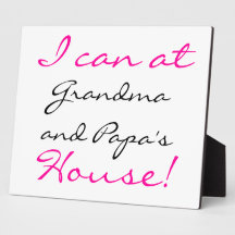 I can at .. display plaques