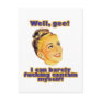 I can barely contain myself! postcards