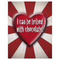 I can be bribed with chocolate! letterhead by doodlematz I can be bribed with chocolate! letterhead