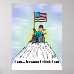 I can because I think I can posters