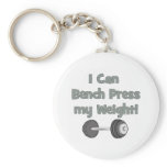 I can bench press my own weight keychains