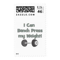 I can bench press my own weight postage