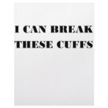 I CAN BREAK THESE CUFFS PERSONALIZED LETTERHEAD