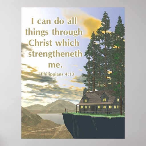 I Can Do All Things Poster | Zazzle