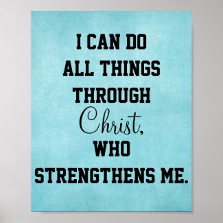 I Can Do All things through Christ Philippians 4