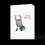 I can do anything. cards