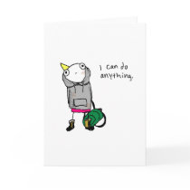 I can do anything. cards