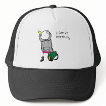 I can do anything. trucker hats