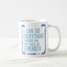 I can do everything mug