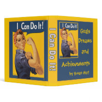 I Can Do It Goals and Achievements Binder Book by CustomizeACard I Can Do It Goals and Achievements Binder Book
