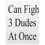 I Can Fight 3 Dudes At Once Custom Letterhead
