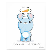 I Can Has...A Carrot? Poster posters