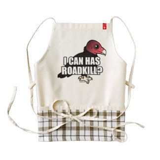 I Can Has Roadkill? Zazzle HEART Apron