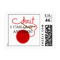 I can knit anytime Stamp