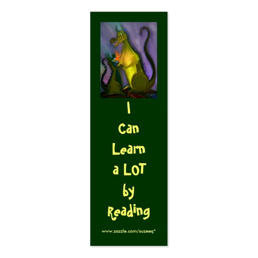 I Can Learn (dragon) bookmark Business Cards