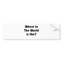 I Can Never Find Carmen Bumper Stickers