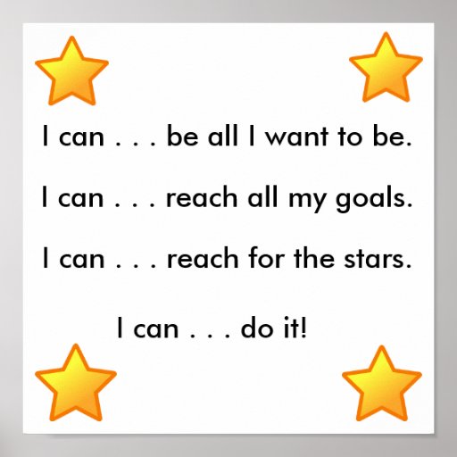 I can... poster | Zazzle