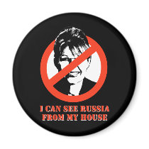 I can see Russia from my house magnets by AntiPalin I can see Russia from my house magnets