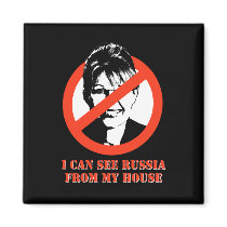 I can see Russia from my house magnets by AntiPalin I can see Russia from my house magnets