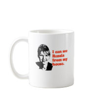 I can see Russia from my house mugs by Politicaltshirts I can see Russia from my house mugs