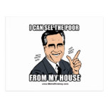 I CAN SEE THE POOR FROM MY HOUSE POST CARDS